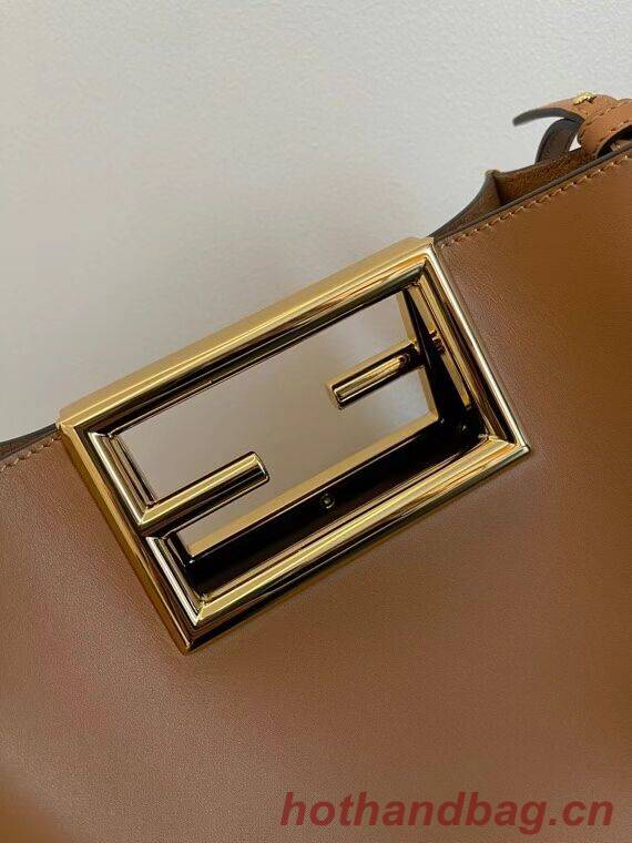 FENDI WAY small leather bag 5FB6846 brown FENDI WAY small leather bag 5FB6846 brown