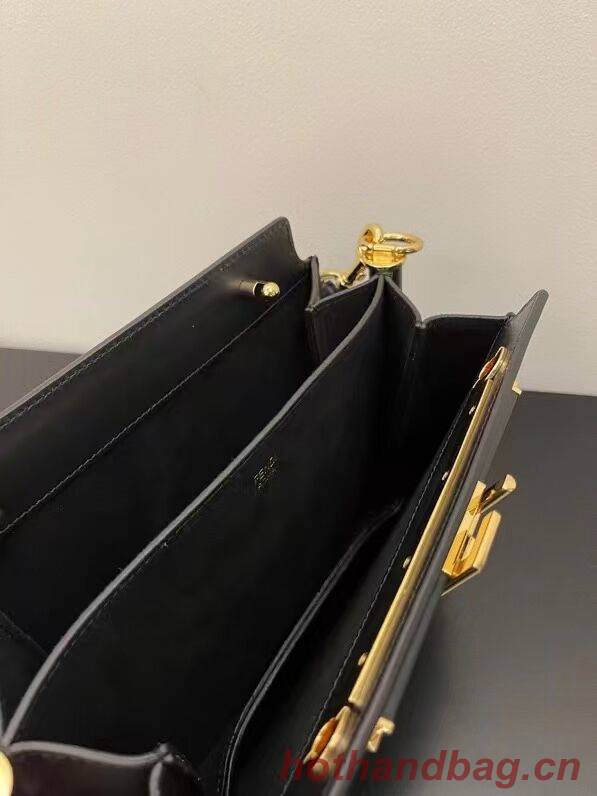 FENDI TOUCH leather bag 8BT349AHK2 black FENDI TOUCH leather bag 8BT349AHK2 black