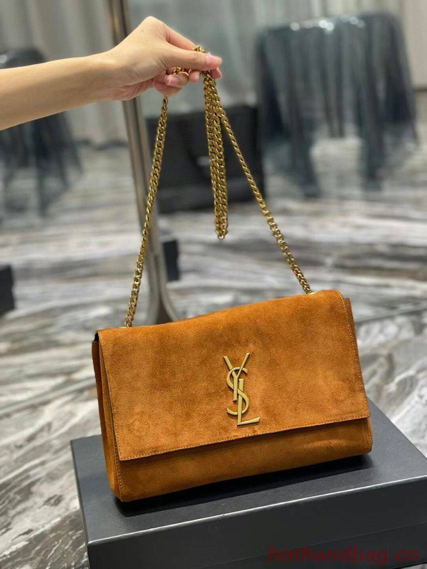 Yves Saint Laurent KATE MEDIUM REVERSIBLE IN SUEDE AND CROCODILE-EMBOSSED LEATHER 55380424 Yves Saint Laurent KATE MEDIUM REVERSIBLE IN SUEDE AND CROCODILE-EMBOSSED LEATHER 55380424