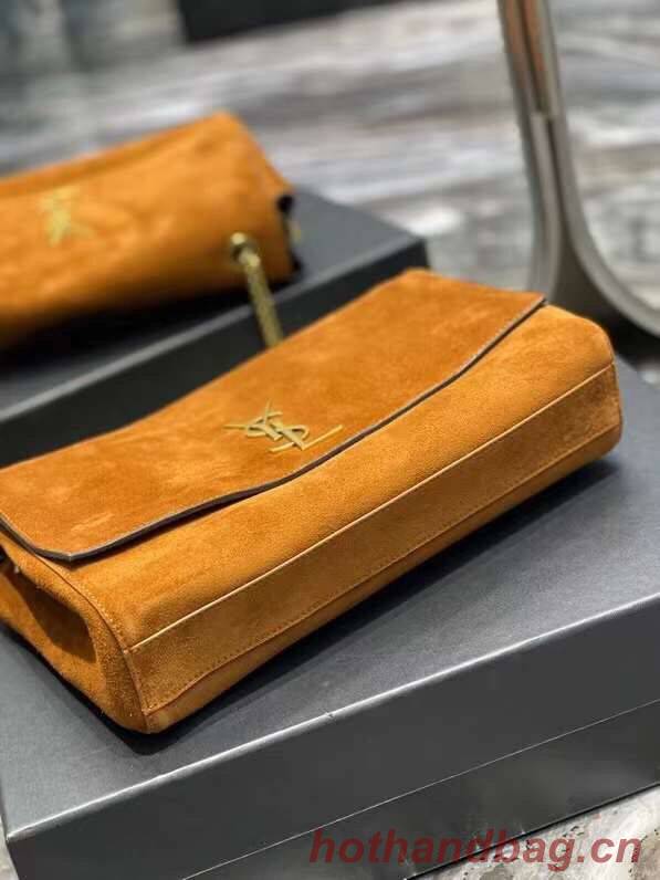 Yves Saint Laurent KATE MEDIUM REVERSIBLE IN SUEDE AND CROCODILE-EMBOSSED LEATHER 55380424 Yves Saint Laurent KATE MEDIUM REVERSIBLE IN SUEDE AND CROCODILE-EMBOSSED LEATHER 55380424