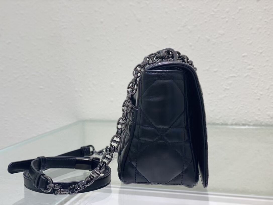 MEDIUM DIOR CARO BAG Gradient Cannage Lambskin M9242WN black MEDIUM DIOR CARO BAG Gradient Cannage Lambskin M9242WN black