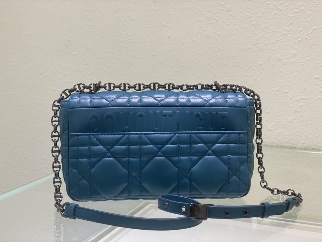 MEDIUM DIOR CARO BAG Gradient Cannage Lambskin M9242WN blue MEDIUM DIOR CARO BAG Gradient Cannage Lambskin M9242WN blue