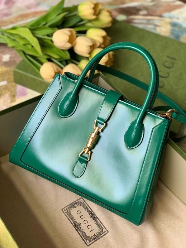 Gucci Jackie 1961 medium tote bag 649016 green