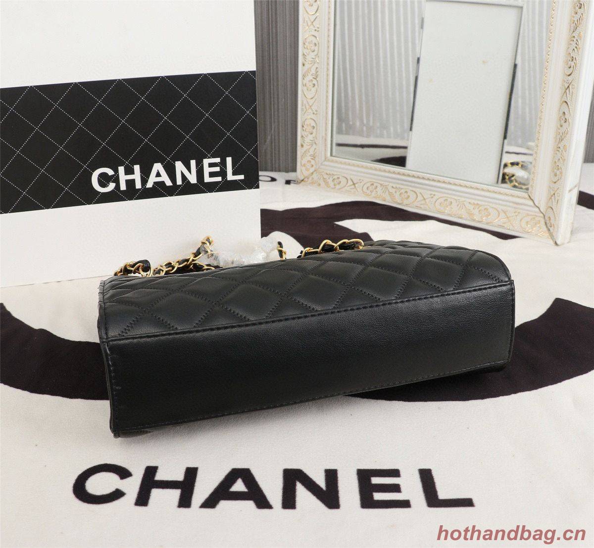 Chanel Original Original Leather Shopping Bag A05360 Black Chanel Original Original Leather Shopping Bag A05360 Black