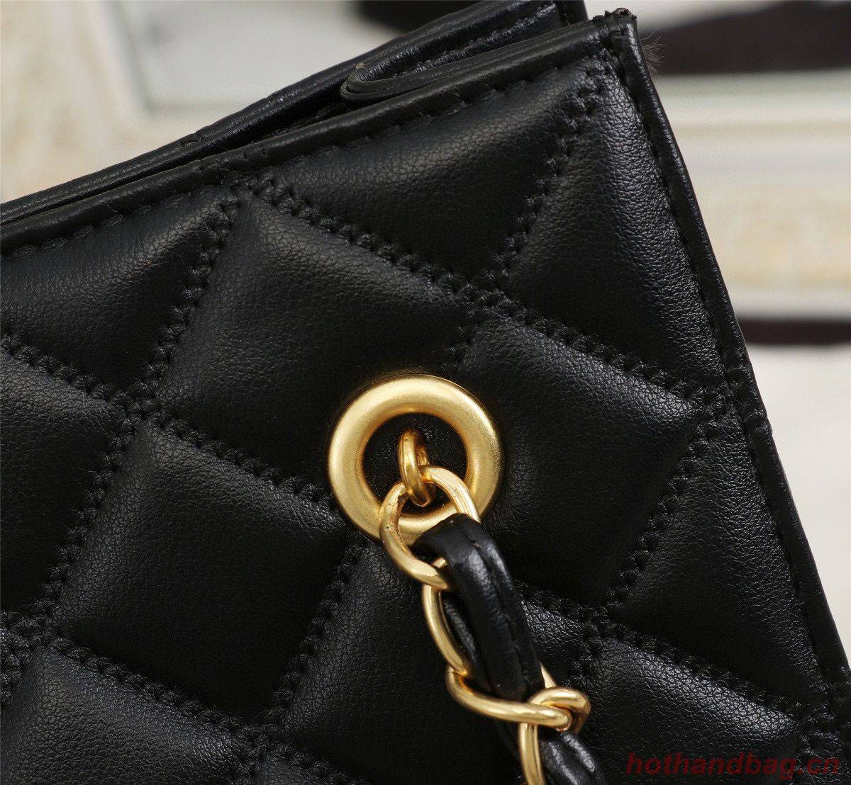Chanel Original Original Leather Shopping Bag A05360 Black Chanel Original Original Leather Shopping Bag A05360 Black