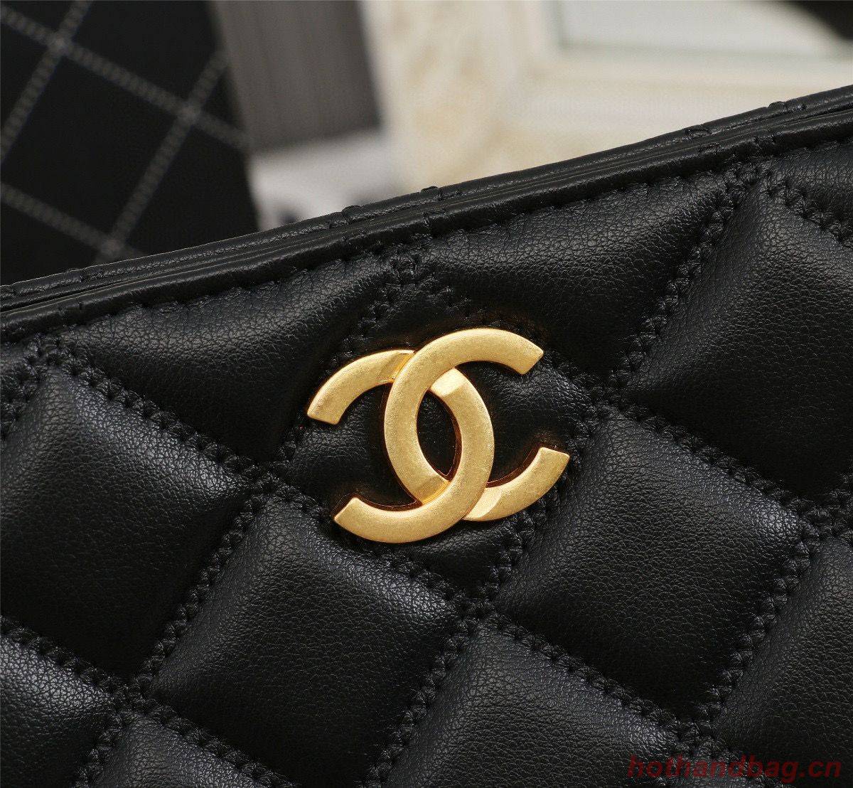 Chanel Original Original Leather Shopping Bag A05360 Black Chanel Original Original Leather Shopping Bag A05360 Black