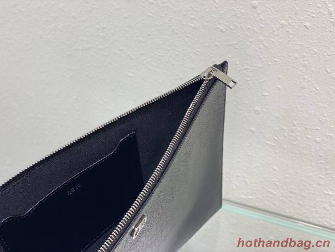 Dior Lambskin Cluth Bag C6112 Black Dior Lambskin Cluth Bag C6112 Black