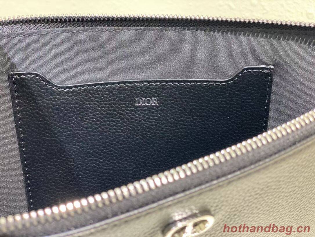 Dior Lambskin Cluth Bag C6112 Black Dior Lambskin Cluth Bag C6112 Black