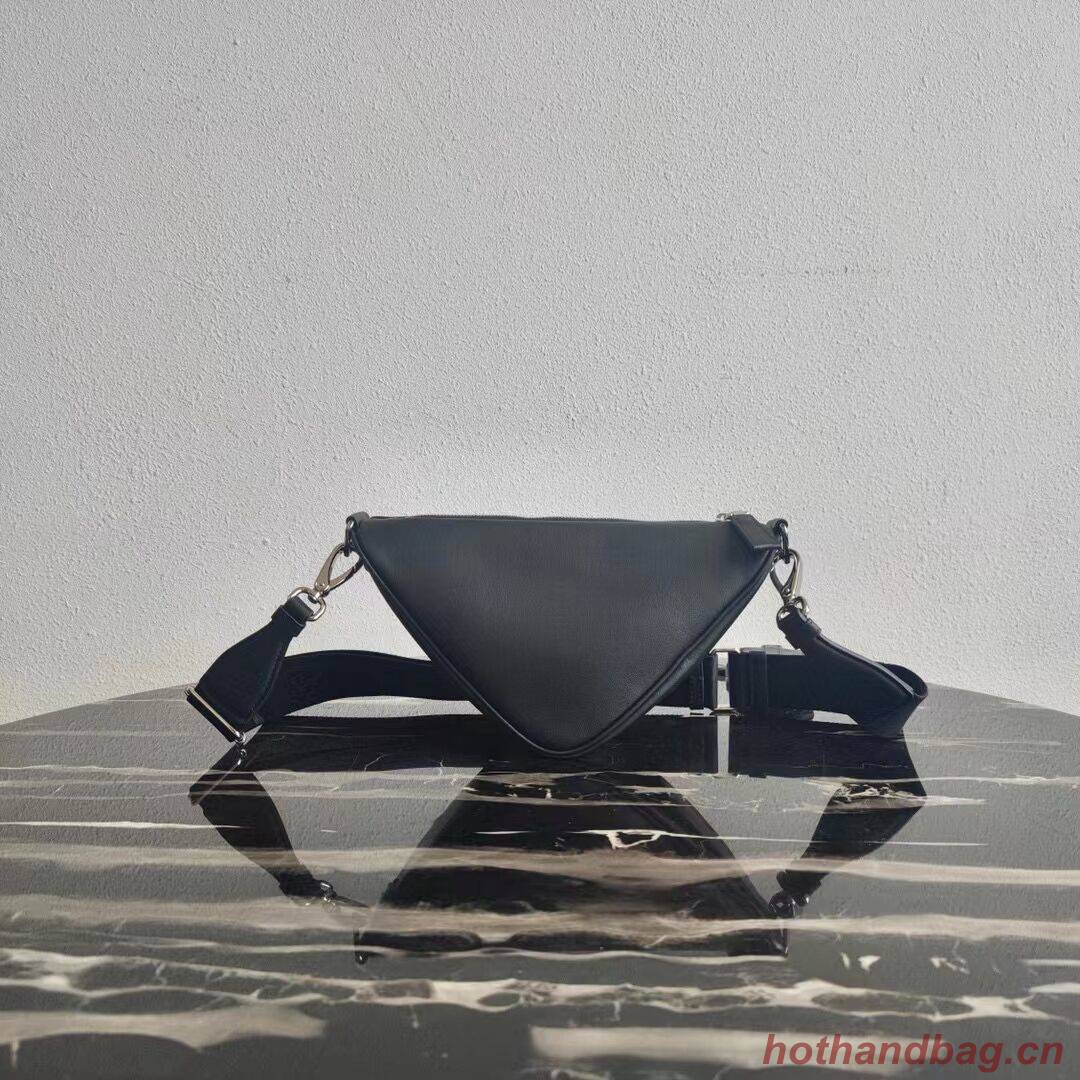 Padded nappa leather shoulder bag 1AH190 black Padded nappa leather shoulder bag 1AH190 black