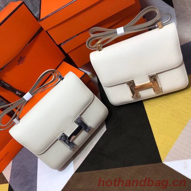 Hermes Original Espom Leather Constance Bag 5333 white