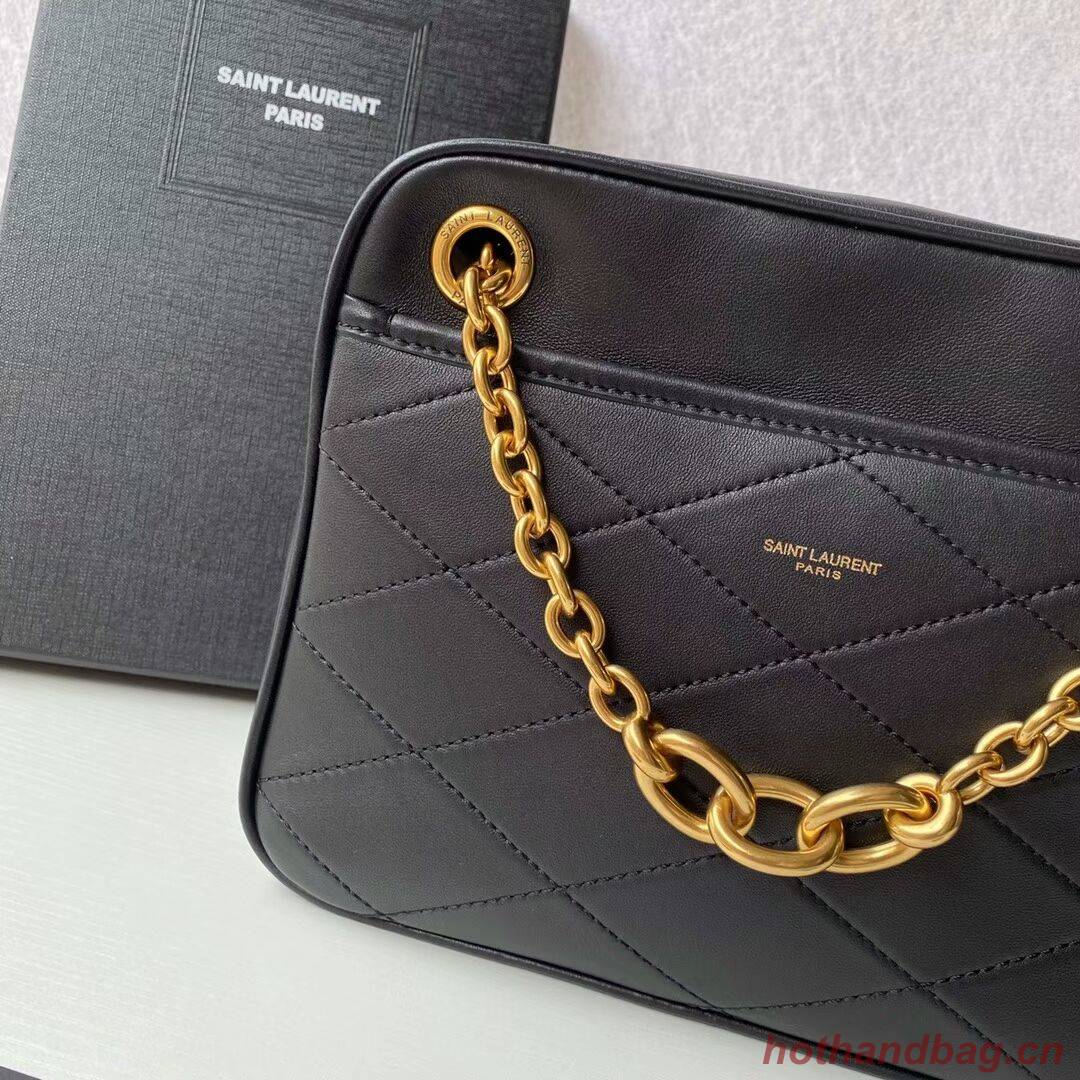 YSL LE MAILLON SMALL CHAIN BAG IN QUILTED LAMBSKIN 6693081 black YSL LE MAILLON SMALL CHAIN BAG IN QUILTED LAMBSKIN 6693081 black