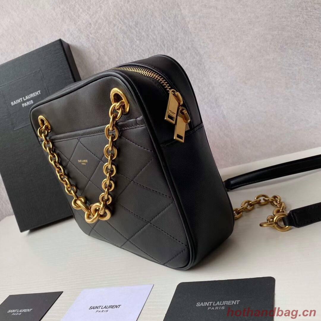 YSL LE MAILLON SMALL CHAIN BAG IN QUILTED LAMBSKIN 6693081 black YSL LE MAILLON SMALL CHAIN BAG IN QUILTED LAMBSKIN 6693081 black