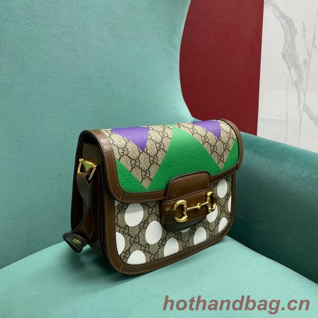 Gucci Horsebit 1955 shoulder bag 602204 Brown