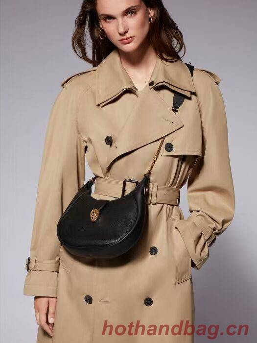 BVLGARI Shoulder Bag Calfskin Leather B281640 black BVLGARI Shoulder Bag Calfskin Leather B281640 black