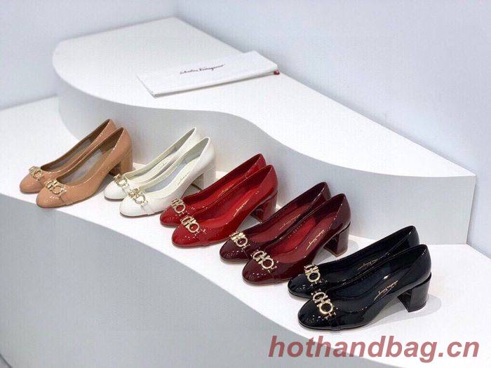 Ferragamo shoes FR00007 Heel 5.5CM