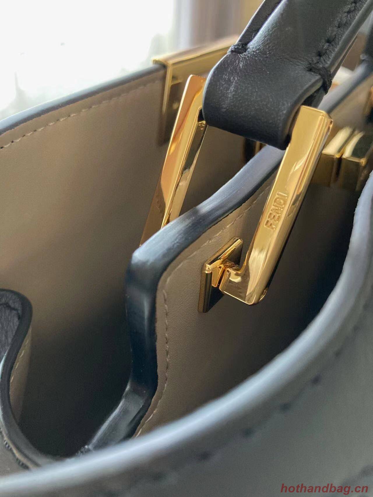 FENDI PEEKABOO ISEEU Original Leather Small bag 0196 Black FENDI PEEKABOO ISEEU Original Leather Small bag 0196 Black