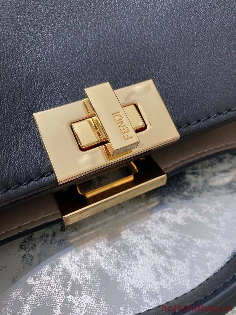 FENDI PEEKABOO ISEEU Original Leather Small bag 0196 Black FENDI PEEKABOO ISEEU Original Leather Small bag 0196 Black