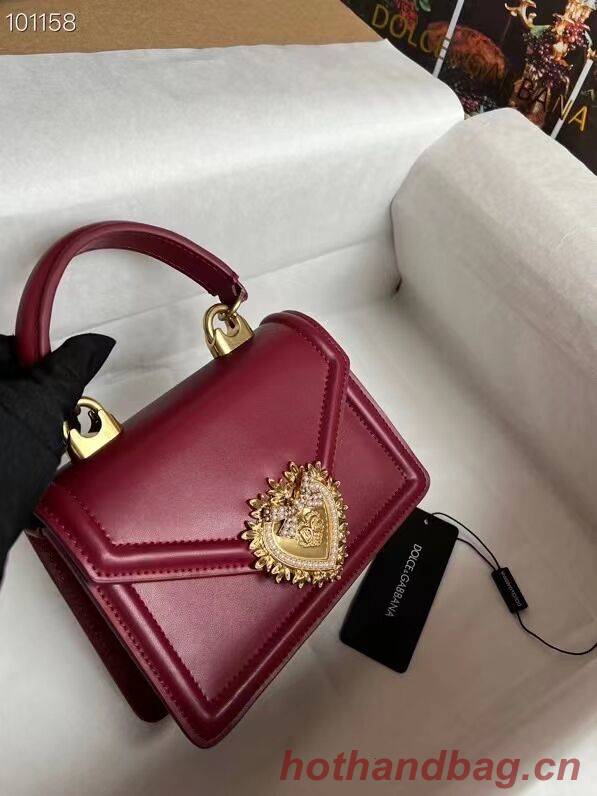 Dolce & Gabbana Origianl Leather Shoulder Bag 4011 Burgundy Dolce & Gabbana Origianl Leather Shoulder Bag 4011 Burgundy