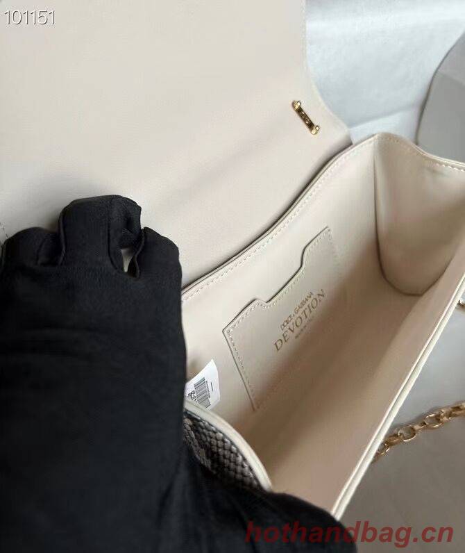 Dolce & Gabbana Origianl serpentine Leather Shoulder Bag 4006-2 brown Dolce & Gabbana Origianl serpentine Leather Shoulder Bag 4006-2 brown