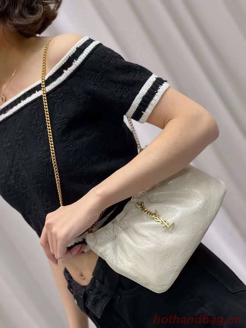 Yves Saint Laurent GABY SATCHEL IN QUILTED LAMBSKIN 581632 BEIGE Yves Saint Laurent GABY SATCHEL IN QUILTED LAMBSKIN 581632 BEIGE