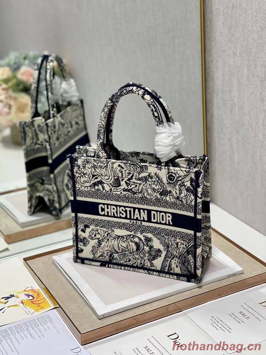 SMALL DIOR BOOK TOTE Embroidery C1331-3