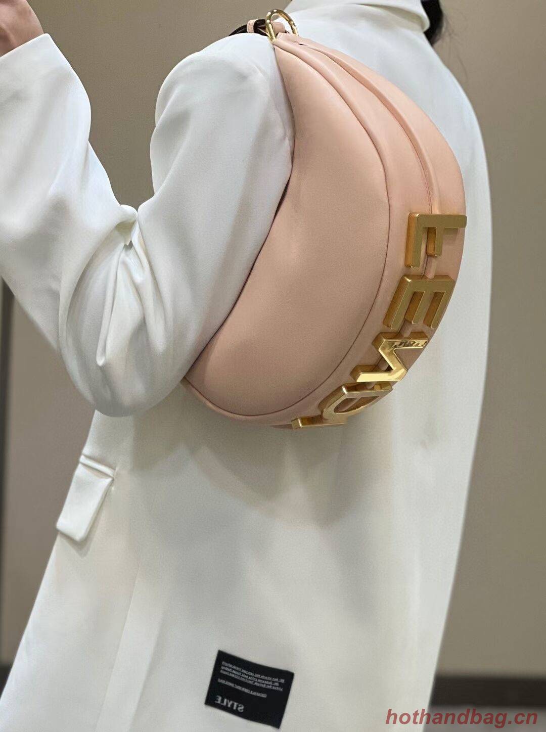 Fendi graphy Small Pale pink leather bag 8BR798 Fendi graphy Small Pale pink leather bag 8BR798