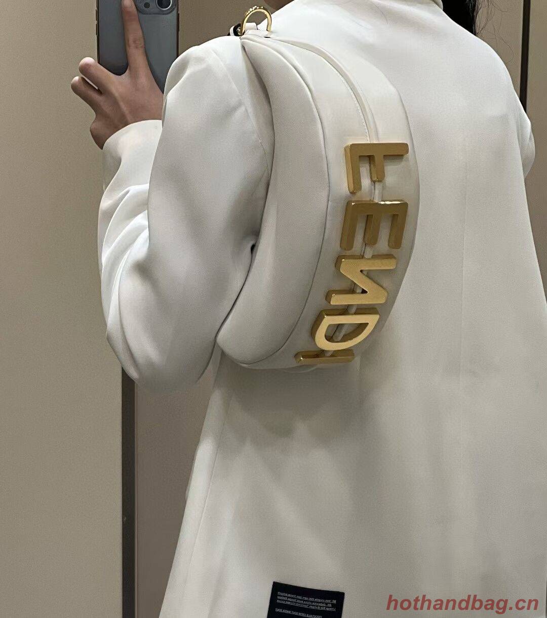 Fendi graphy Small White leather bag 8BR798 Fendi graphy Small White leather bag 8BR798