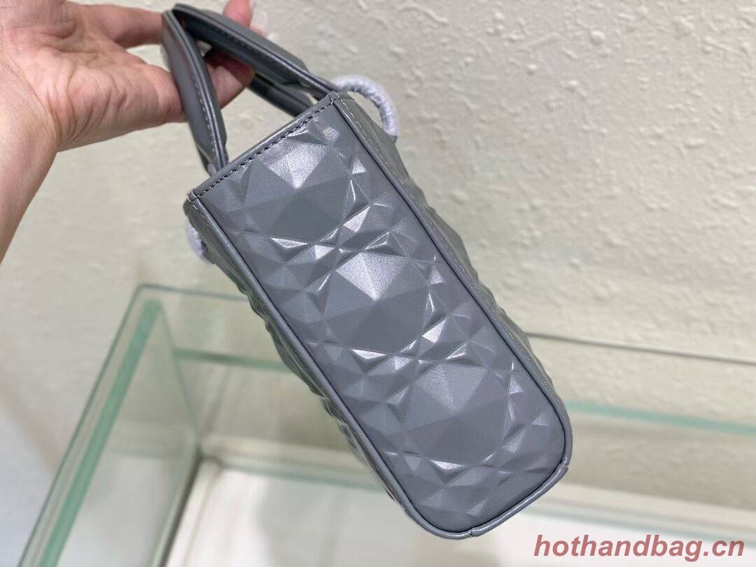 MEDIUM LADY DIOR BAG Cannage Lambskin C2811 gray MEDIUM LADY DIOR BAG Cannage Lambskin C2811 gray