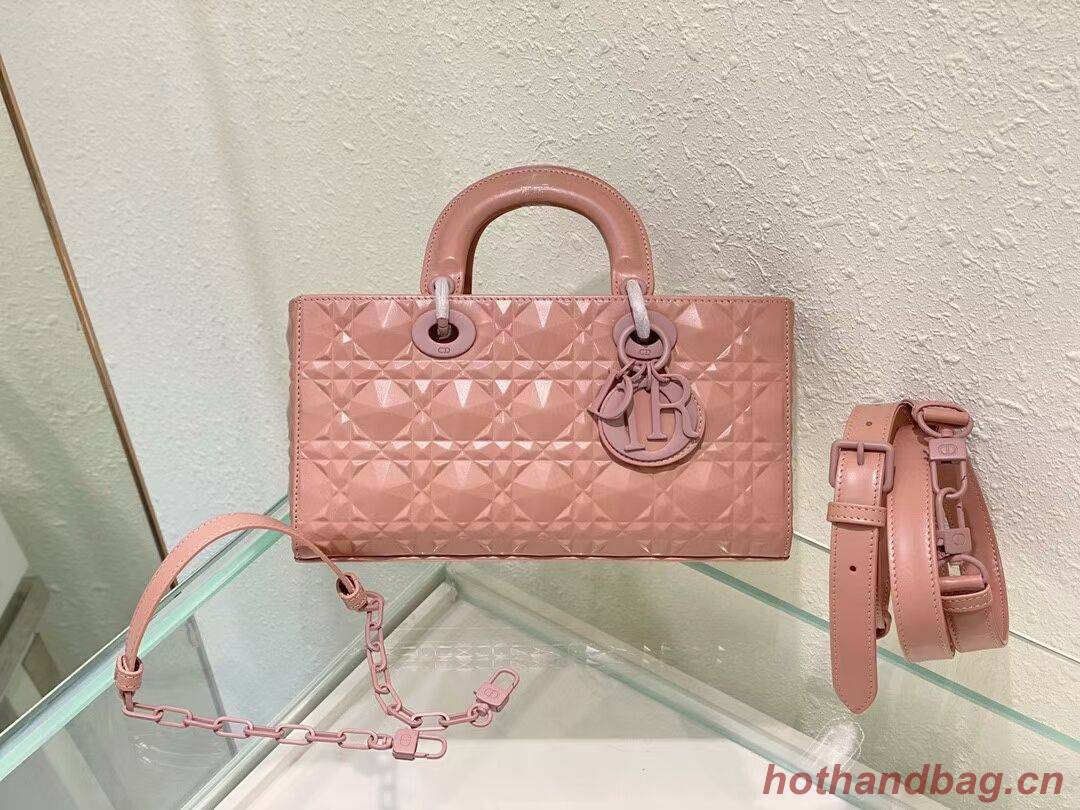 MEDIUM LADY DIOR BAG Cannage Lambskin C2811 pink MEDIUM LADY DIOR BAG Cannage Lambskin C2811 pink