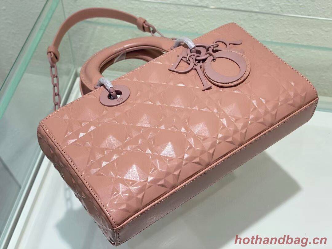 MEDIUM LADY DIOR BAG Cannage Lambskin C2811 pink MEDIUM LADY DIOR BAG Cannage Lambskin C2811 pink