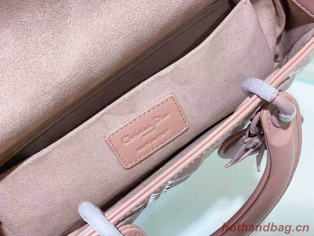 MEDIUM LADY DIOR BAG Cannage Lambskin C2811 pink MEDIUM LADY DIOR BAG Cannage Lambskin C2811 pink