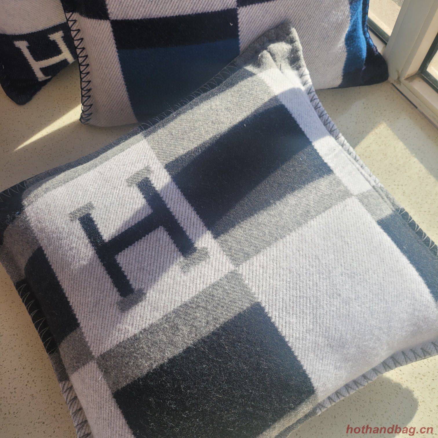 Hermes Pillow 18234 Gray Hermes Pillow 18234 Gray