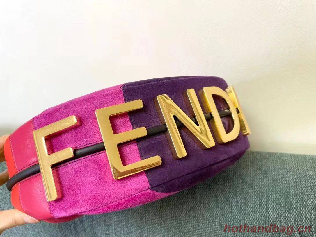 Fendi graphy Small Leather bag with multicolor inlay 8BR798A Rainbow Fendi graphy Small Leather bag with multicolor inlay 8BR798A Rainbow