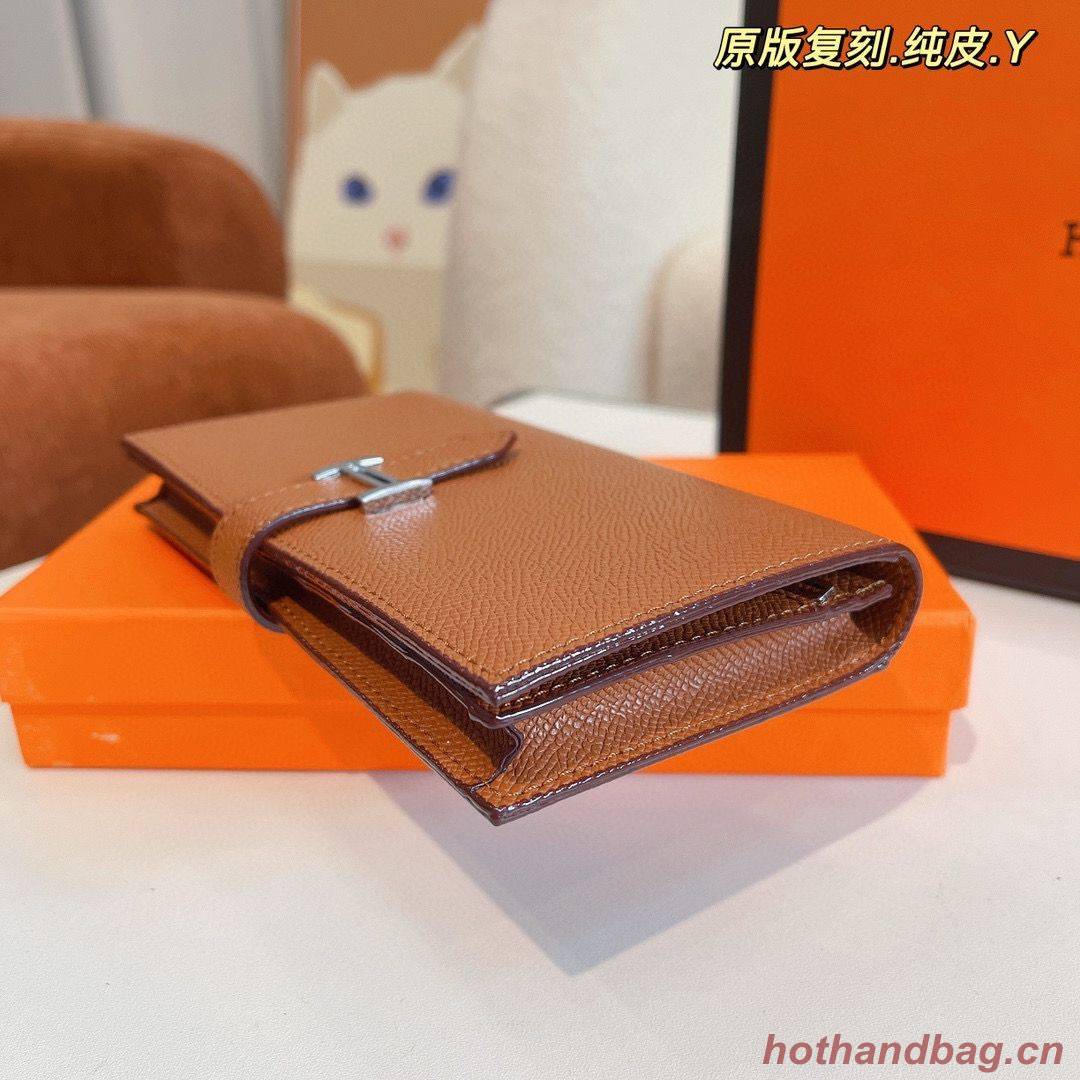 Hermes Bearn Japonaise Bi-Fold Wallet Espom Leather A208 Hermes Bearn Japonaise Bi-Fold Wallet Espom Leather A208
