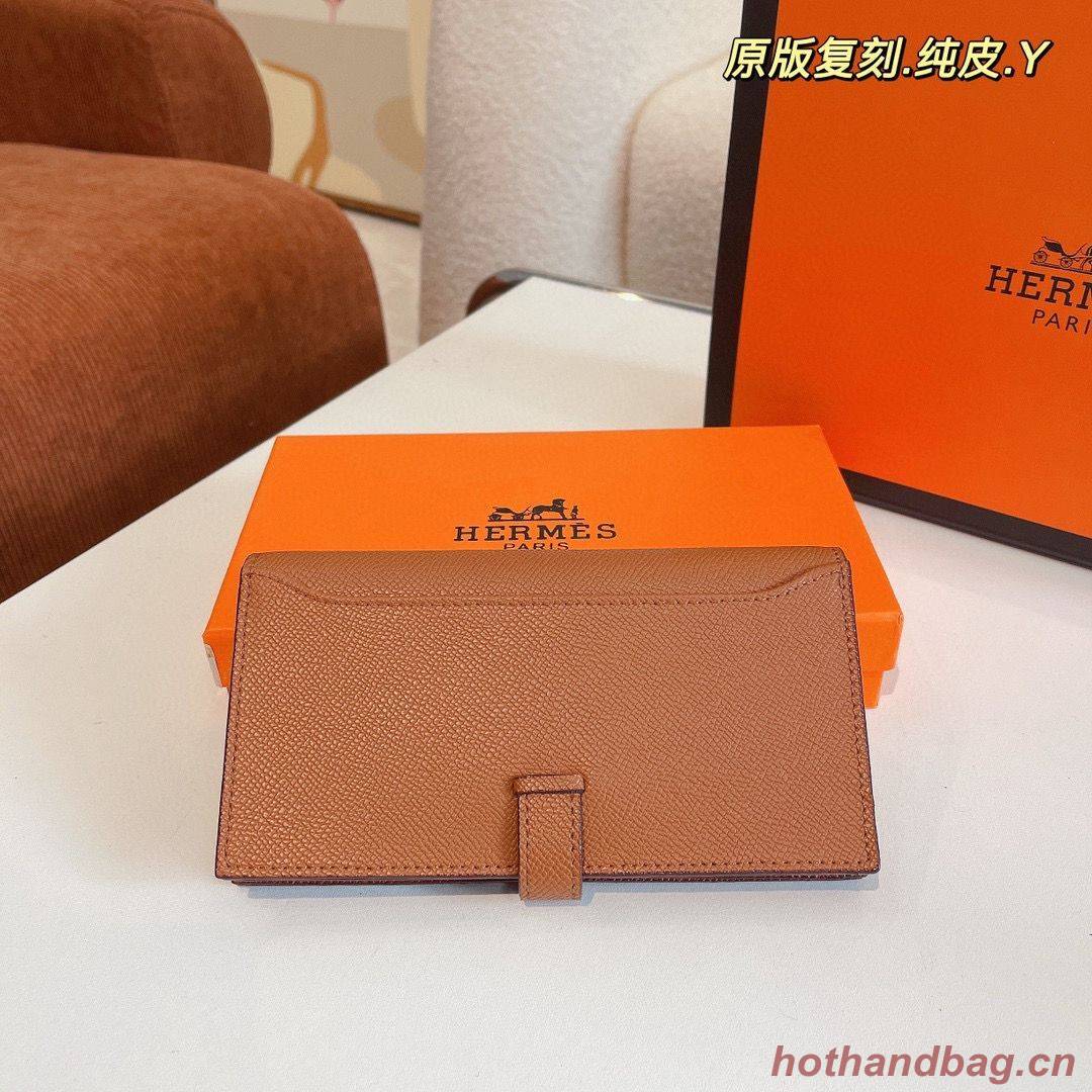 Hermes Bearn Japonaise Bi-Fold Wallet Espom Leather A208 Hermes Bearn Japonaise Bi-Fold Wallet Espom Leather A208