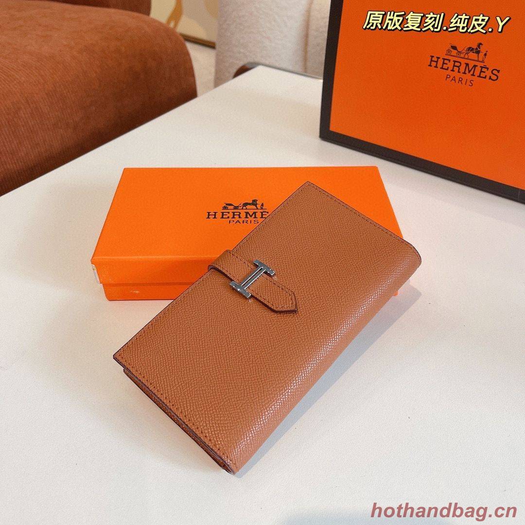 Hermes Bearn Japonaise Bi-Fold Wallet Espom Leather A208 Hermes Bearn Japonaise Bi-Fold Wallet Espom Leather A208