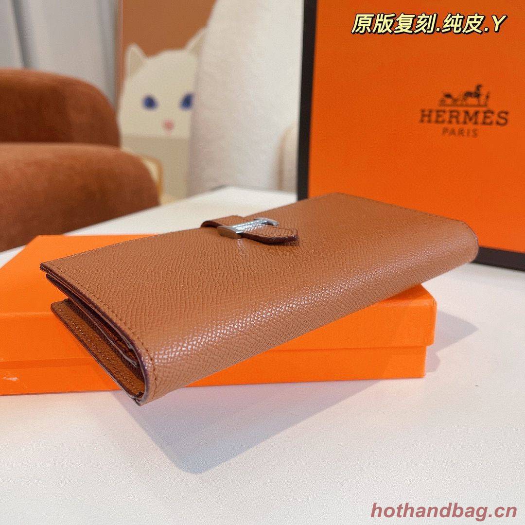 Hermes Bearn Japonaise Bi-Fold Wallet Espom Leather A208 Hermes Bearn Japonaise Bi-Fold Wallet Espom Leather A208