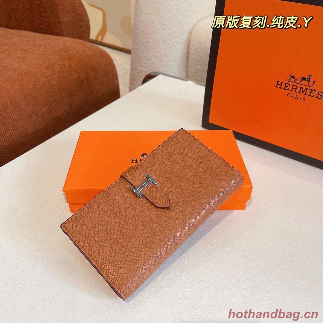 Hermes Bearn Japonaise Bi-Fold Wallet Espom Leather A208 Hermes Bearn Japonaise Bi-Fold Wallet Espom Leather A208
