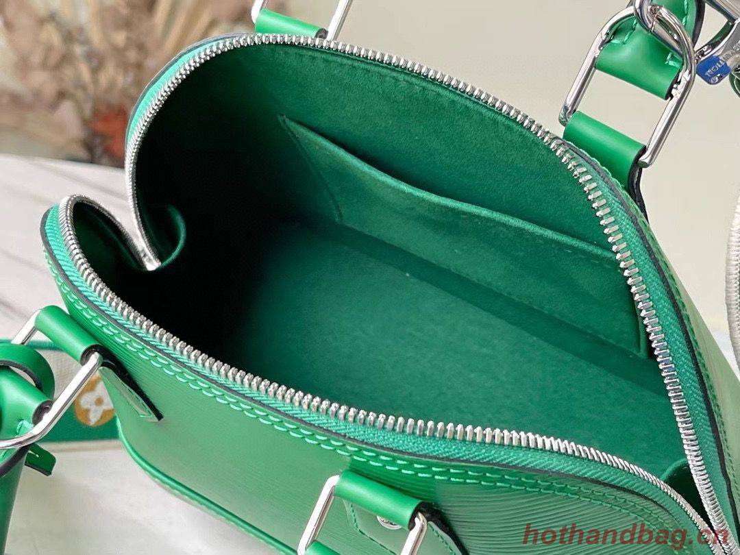Louis Vuitton Original Epi Leather ALMA ALMA BB M59357 Green Louis Vuitton Original Epi Leather ALMA ALMA BB M59357 Green