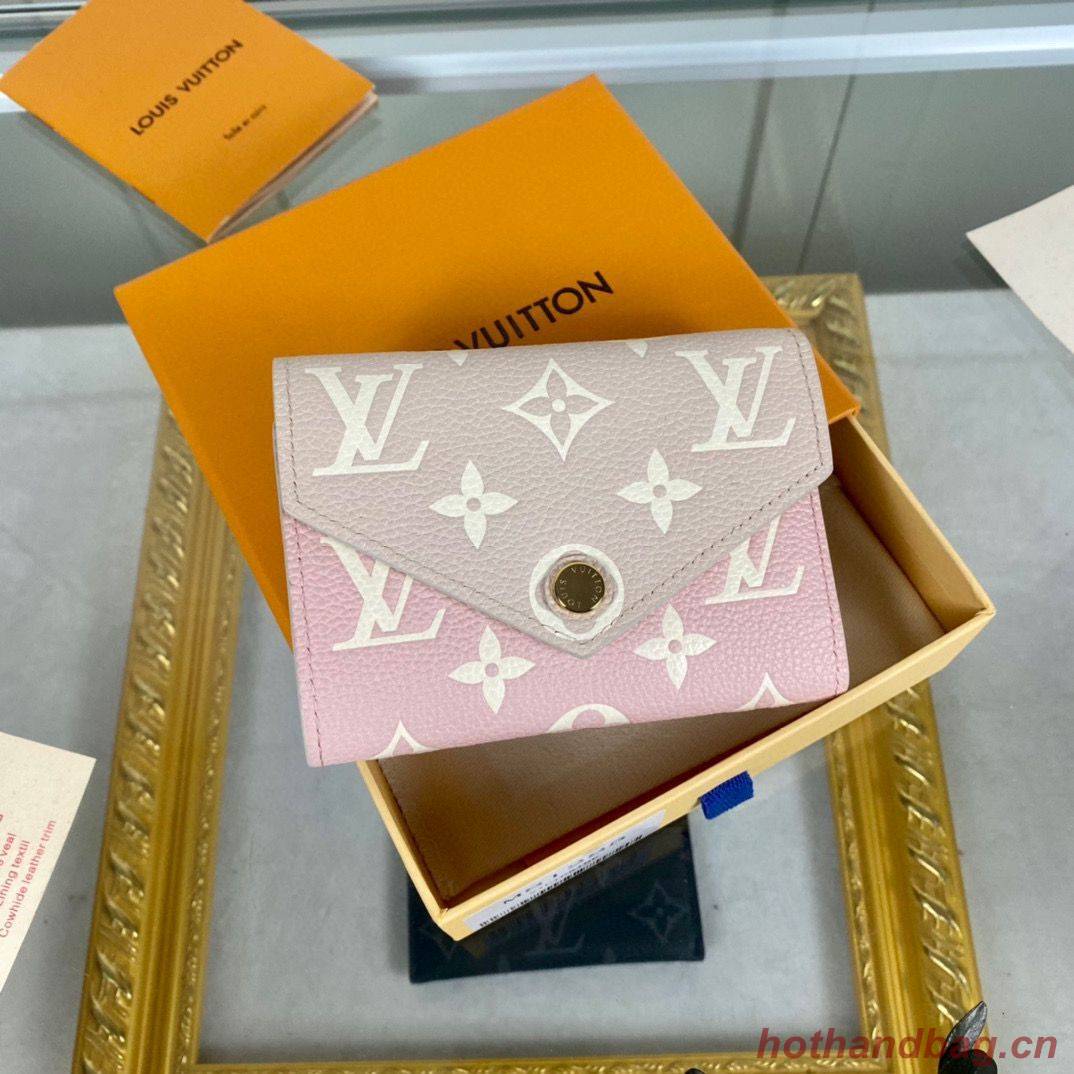 Louis Vuitton VICTORINE WALLET M81289 Pink&Yellow Louis Vuitton VICTORINE WALLET M81289 Pink&Yellow