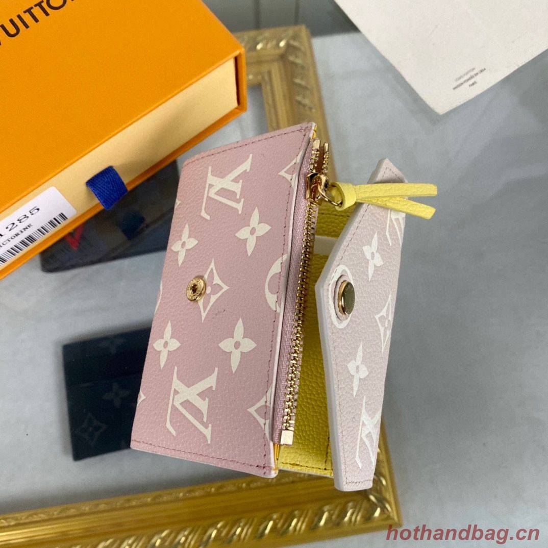 Louis Vuitton VICTORINE WALLET M81289 Pink&Yellow Louis Vuitton VICTORINE WALLET M81289 Pink&Yellow