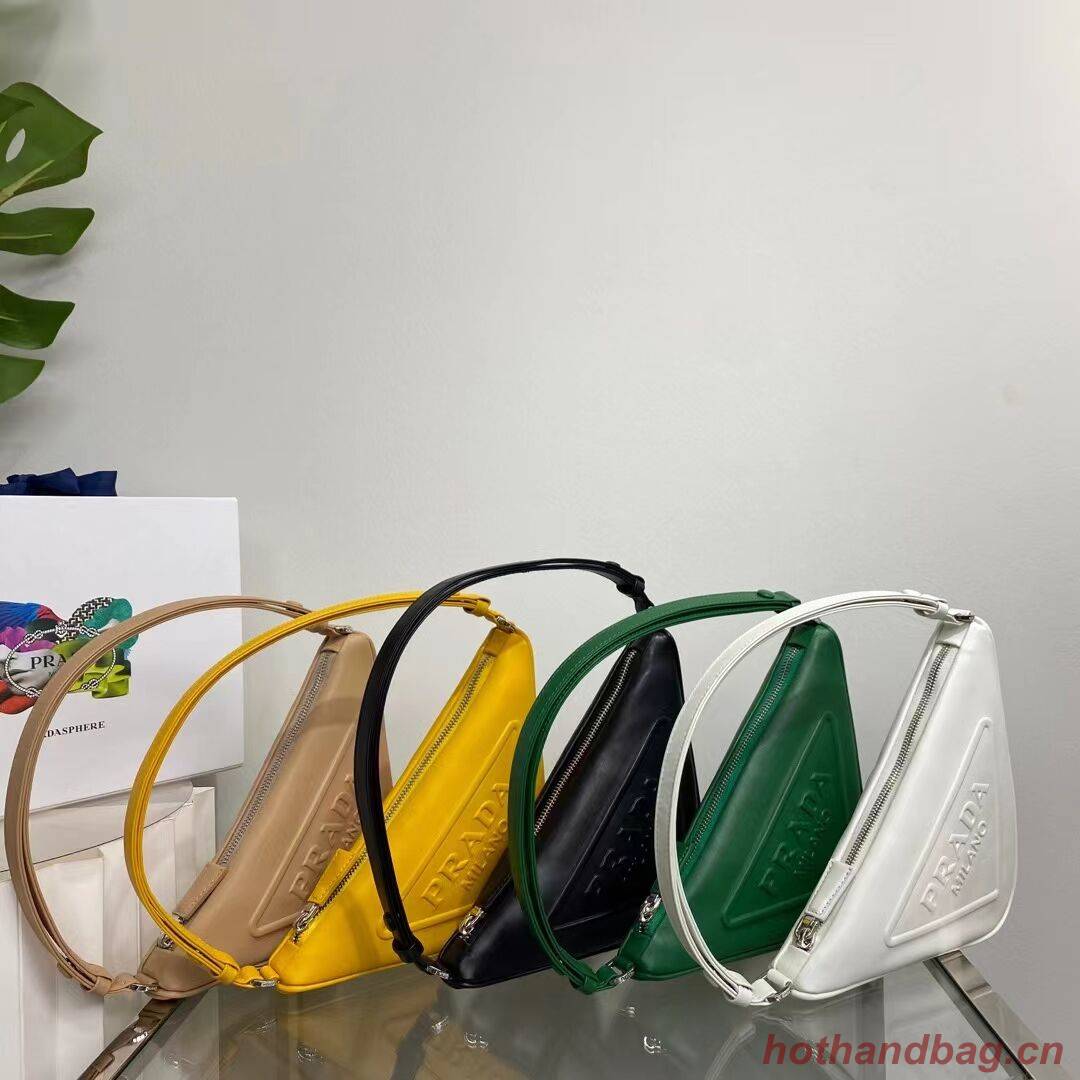 Prada Padded nappa leather handbag 1BE003 yellow Prada Padded nappa leather handbag 1BE003 yellow