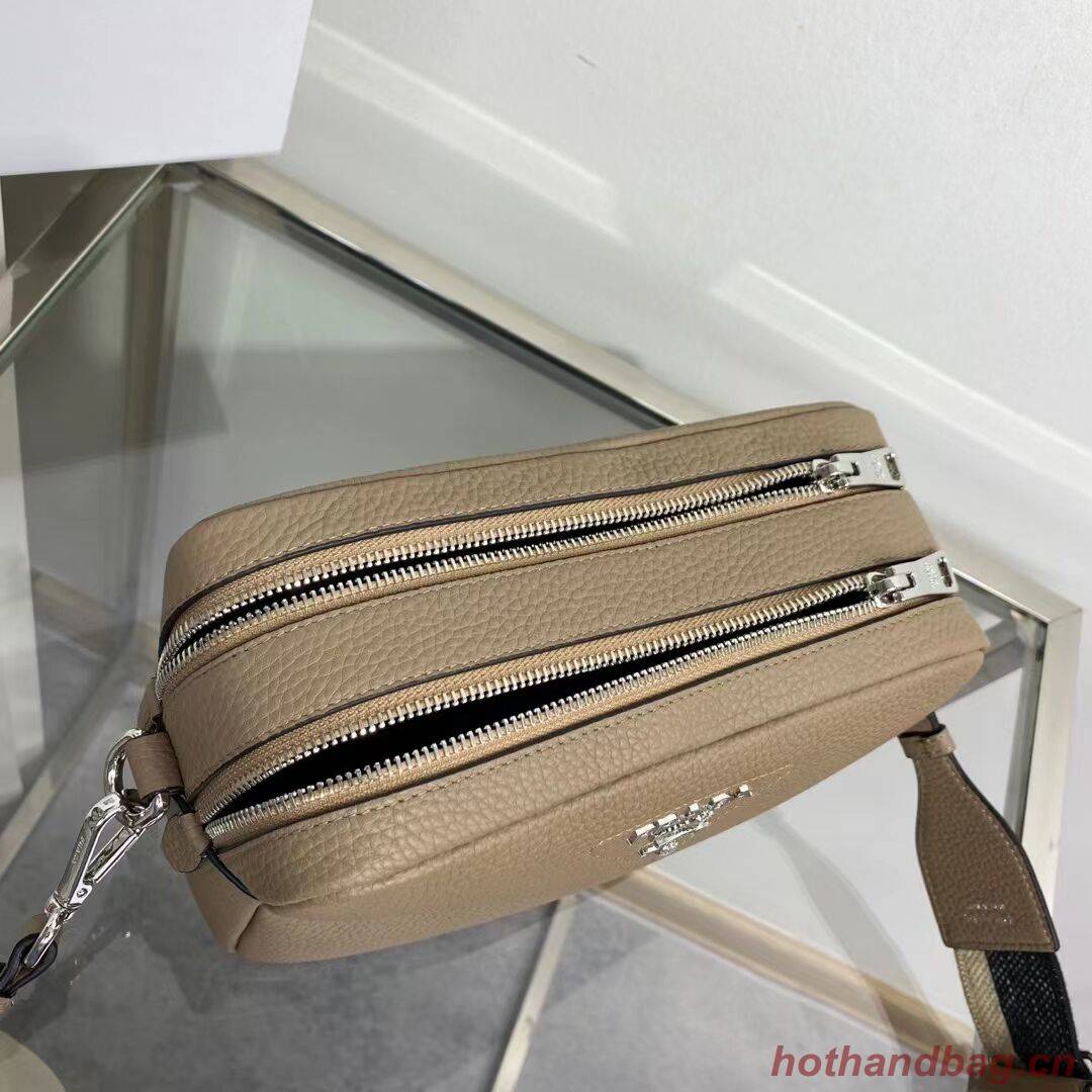 Prada Leather bag with shoulder strap 1BH082 gray Prada Leather bag with shoulder strap 1BH082 gray