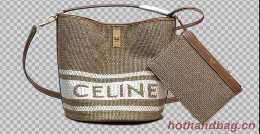 CELINE Shopping Bag C20365 Khaki