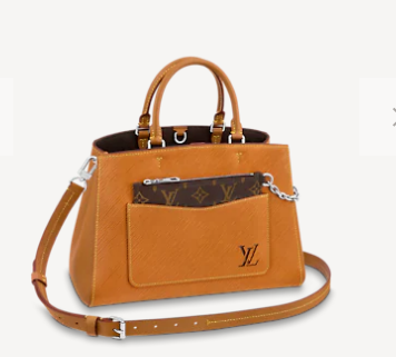 Louis Vuitton MARELLE TOTE MM M59953 Gold Miel Brown
