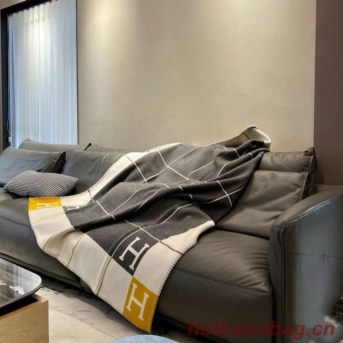 Hermes Lambswool&Cashmere Shawl&Blanket HMB00001 Hermes Lambswool&Cashmere Shawl&Blanket HMB00001