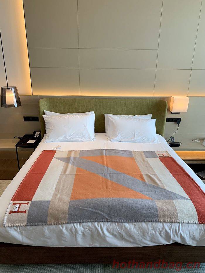 Hermes Lambswool&Cashmere Shawl&Blanket HMB00009 Hermes Lambswool&Cashmere Shawl&Blanket HMB00009