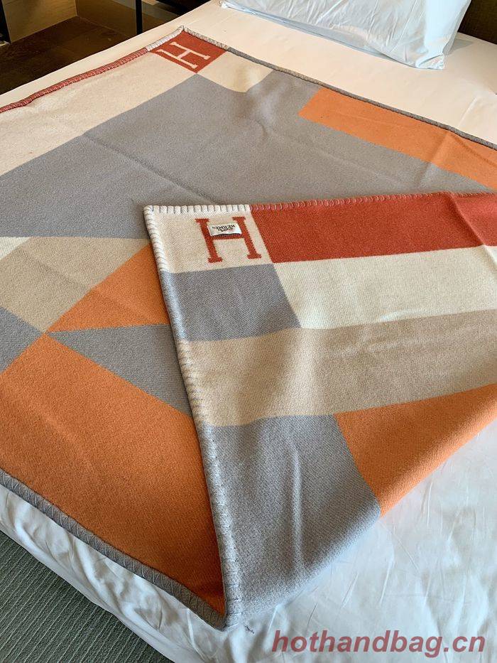 Hermes Lambswool&Cashmere Shawl&Blanket HMB00009 Hermes Lambswool&Cashmere Shawl&Blanket HMB00009