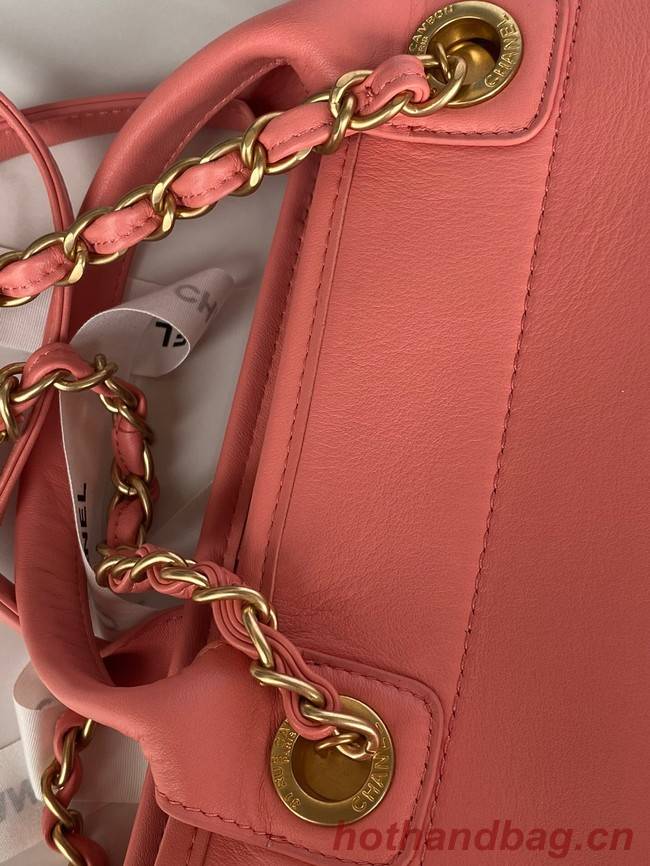 Chanel Original Leather Shopping Bag 66941 pink