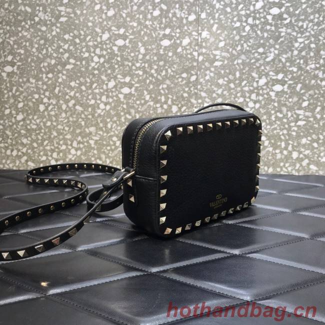 VALENTINO GARAVANI Calf leather bag 7719 black